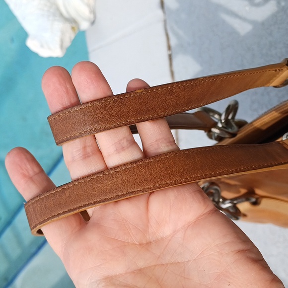 Coach Limited Edition tan leather polka dot lunch tote F09763 - Picture 11 of 16